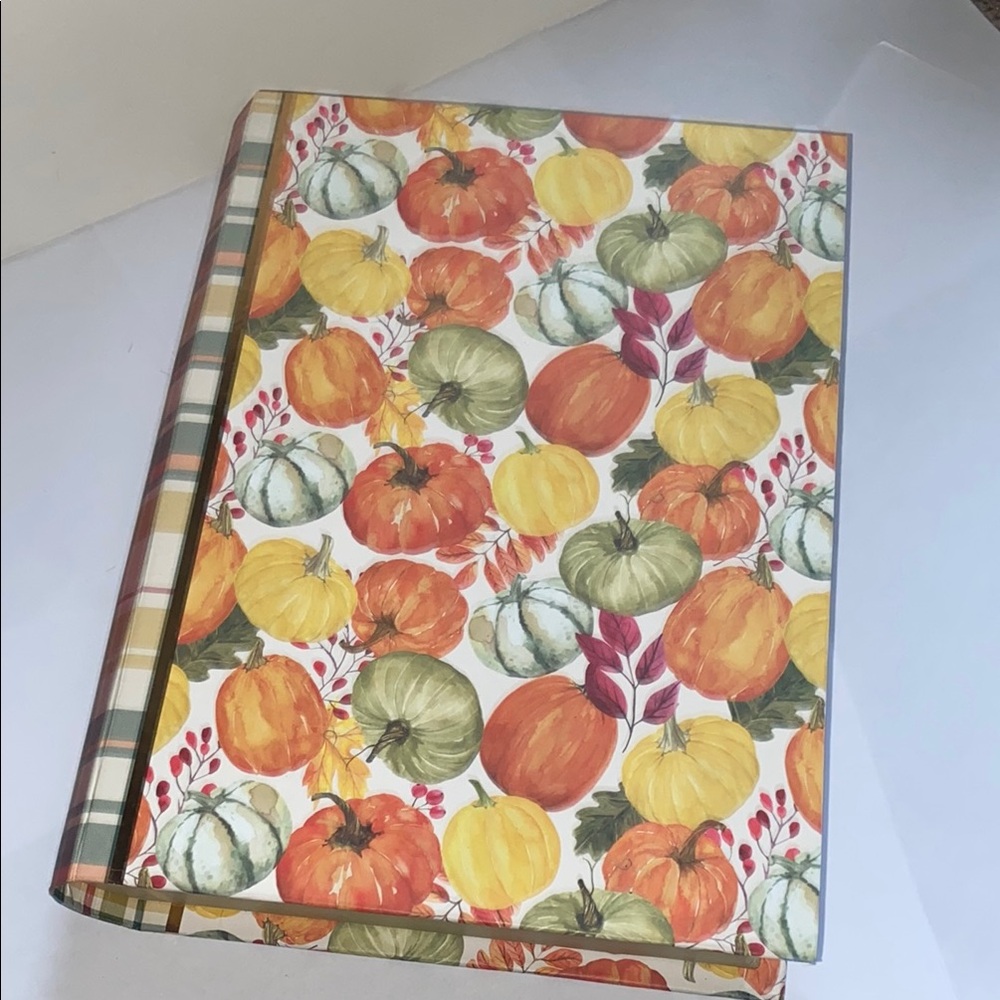 Colorful Fruit Pattern Notebook Storage Box
